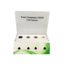 Wholesale Custom Acrylic LED Bulb Lamp Tester Display Holder with Brochure Holder